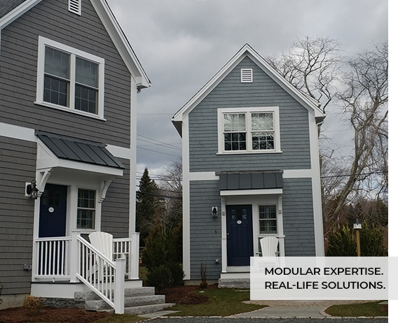 Gray modular homes. Modular expertise, real-life solutions.