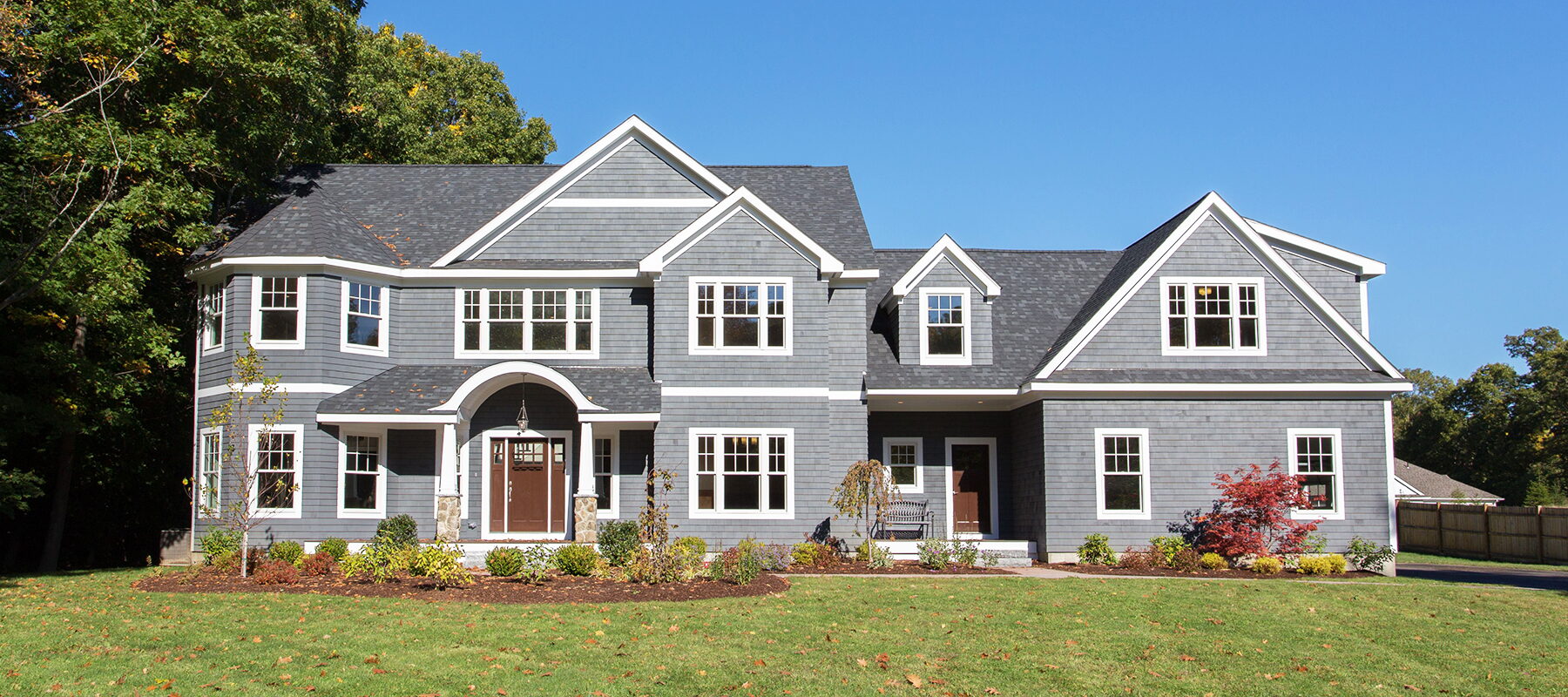 Custom modular home exterior by Westchester Modular Homes