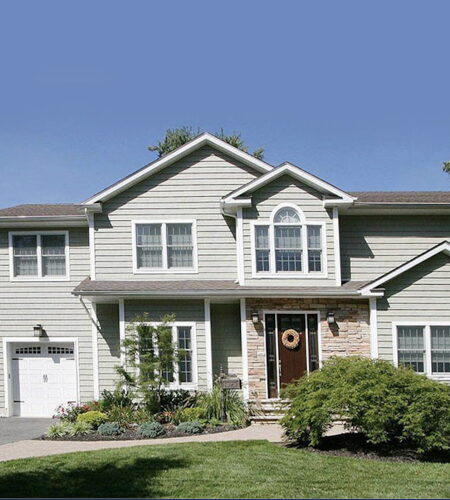 knockdown rebuild in Westchester with a new modular home