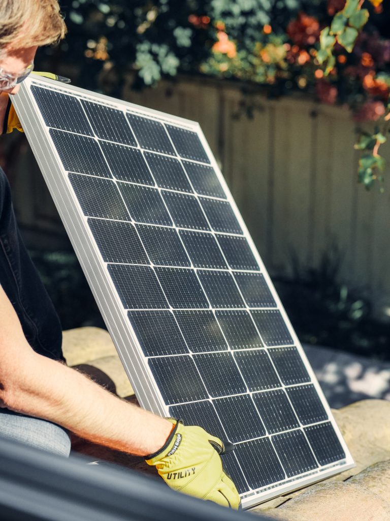 solar panel install